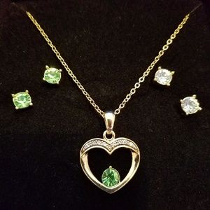 Necklace and two set's  of earrings